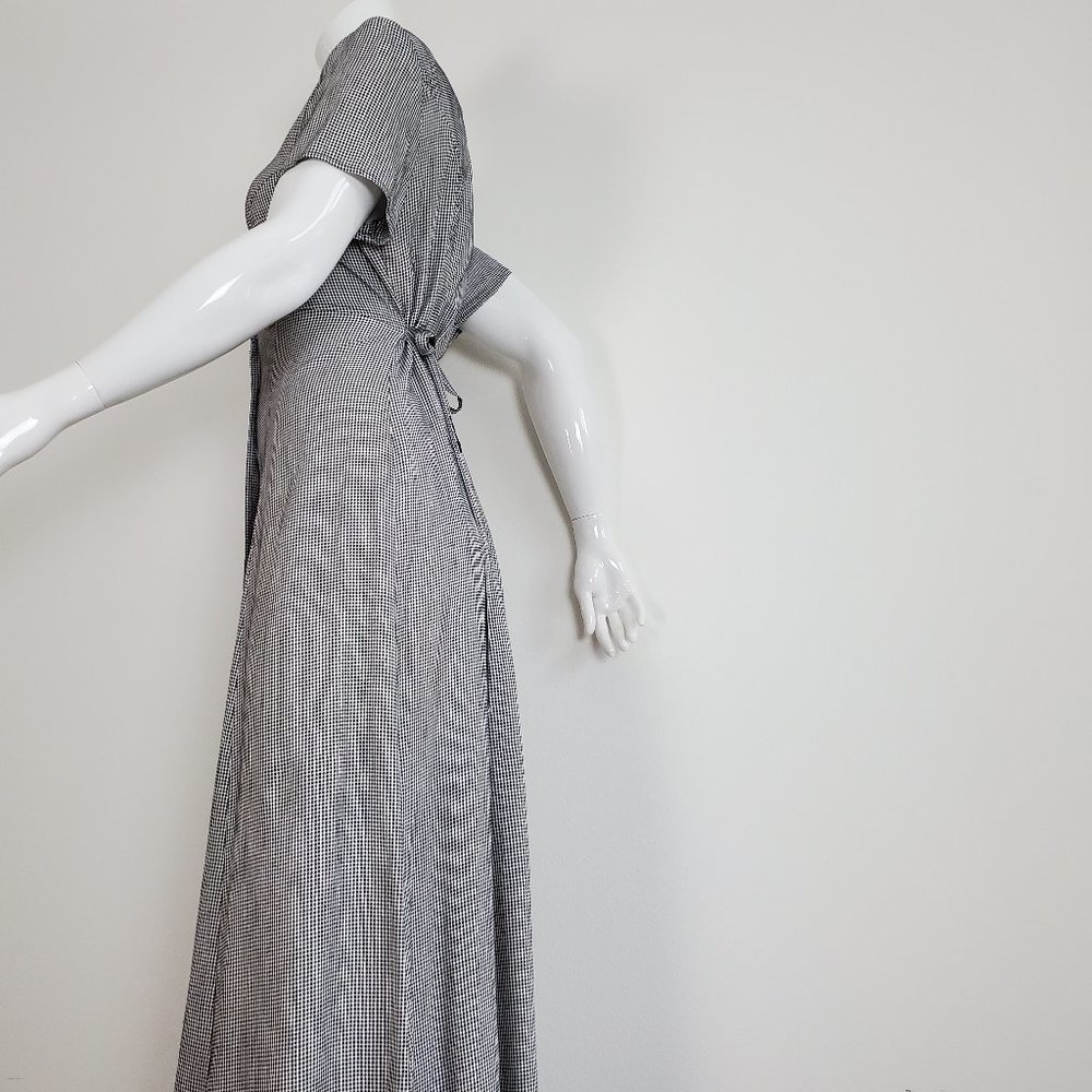 HELD Vintage 90's Black Gingham Maxi Dress - Picture 2 of 10